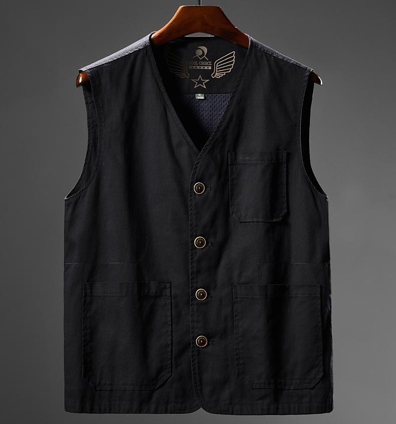 Муж. Жилет для туризма и прогулок Лето Весна на открытом воздухе Быстровысыхающий Мульти карман Легкость Износостойкость Верхняя часть Походы / туризм / спелеология 2026 - $31.99 –P8