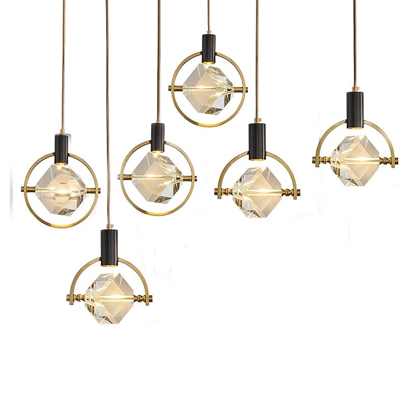 20cm pendente lanterna design lampada a sospensione rame ottone moderna 220-240v del 2026 a $399.99 –P8