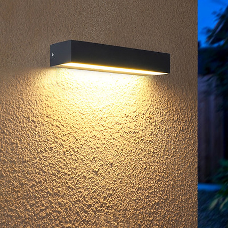 venkovní vnitřní led nástěnná světla ložnice hliníkové nástěnné svítidlo nástěnné svítidlo s jedním písmem ip65 85-265v 12/18/24 w 2025 - $109.99 –P4