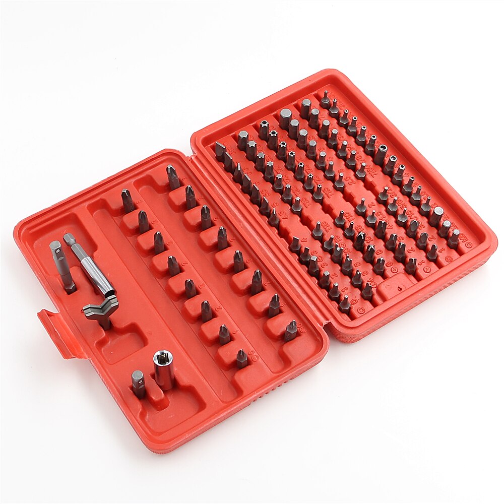 100PC Screwdriver Bit Set Bit Driver Phillips Hexagon Screwdriver Bit Screw Driver Bit Set for Home Appliances Repair Hand Tools 2025 - $18.99 –P8