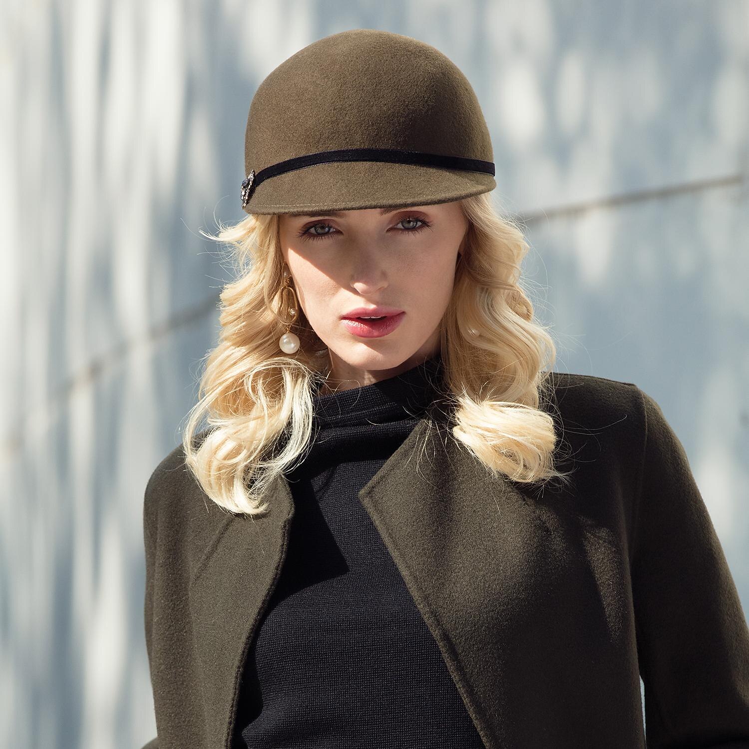 Retro 100% Wool Hats with Metal 1pc Casual Headpiece 2025 - $24.99 –P7