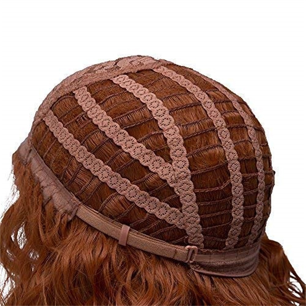 parrucche lunghe ricce ondulate a testa intera con capelli rossi volpe rossa per parrucche di halloween per parrucche da festa cosplay del 2025 a $24.99 –P6