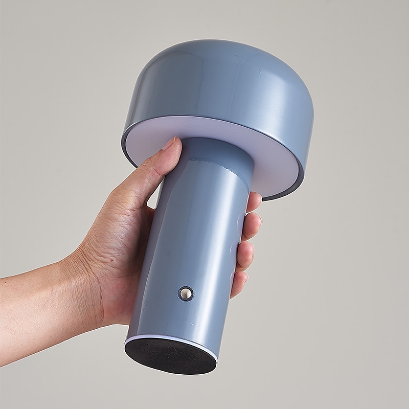 bordlampe bærbar italiensk sopp trådløs touch oppladbar nattlampe usb bordlampe skrivebordsdekorasjon soverom nattlampe 2025 - $58.99 –P9