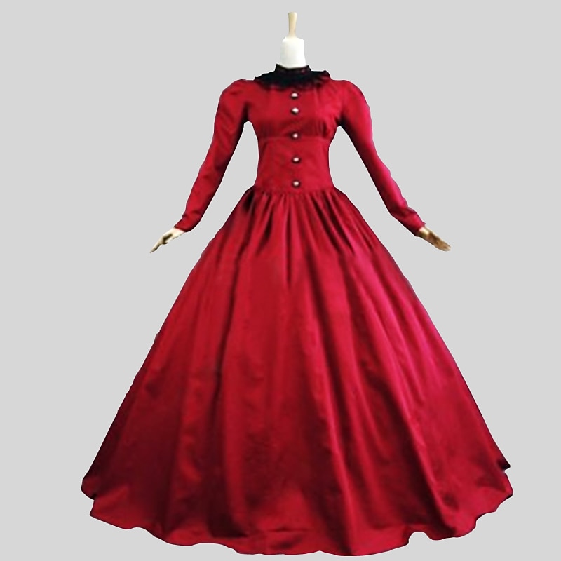 Rococò Vittoriano Abito da Ballo Costume da festa Mascherata Abito da Ballo Canto di Natale Costume Per donna Reale Mascherata Carnevale Feste Halloween Adulti Vestito del 2026 a $129.99 –P1