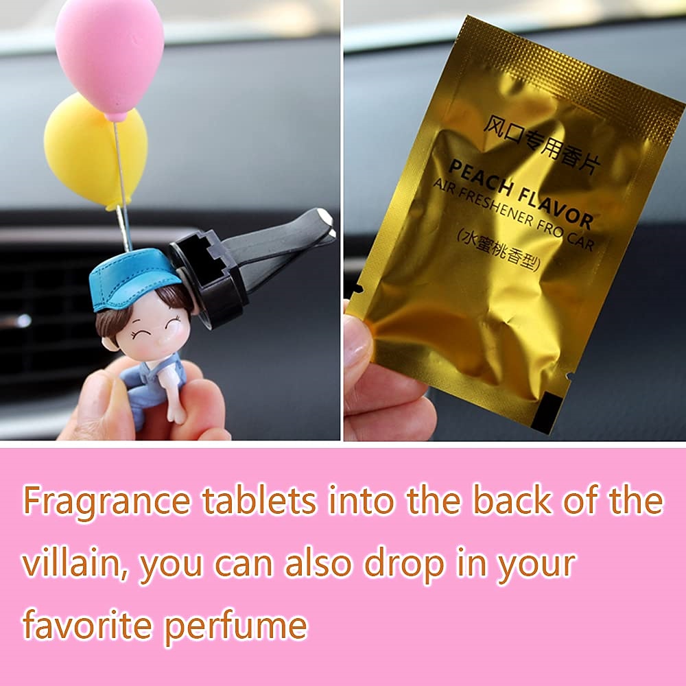 Cute Car Air Fresheners Vent Clip, Outlet Freshener Perfume Clip