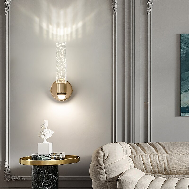 Crystal LED Nordic Style Indoor Wall Lights Living Room Metal Wall Light 220-240V 2025 - $149.99 –P3