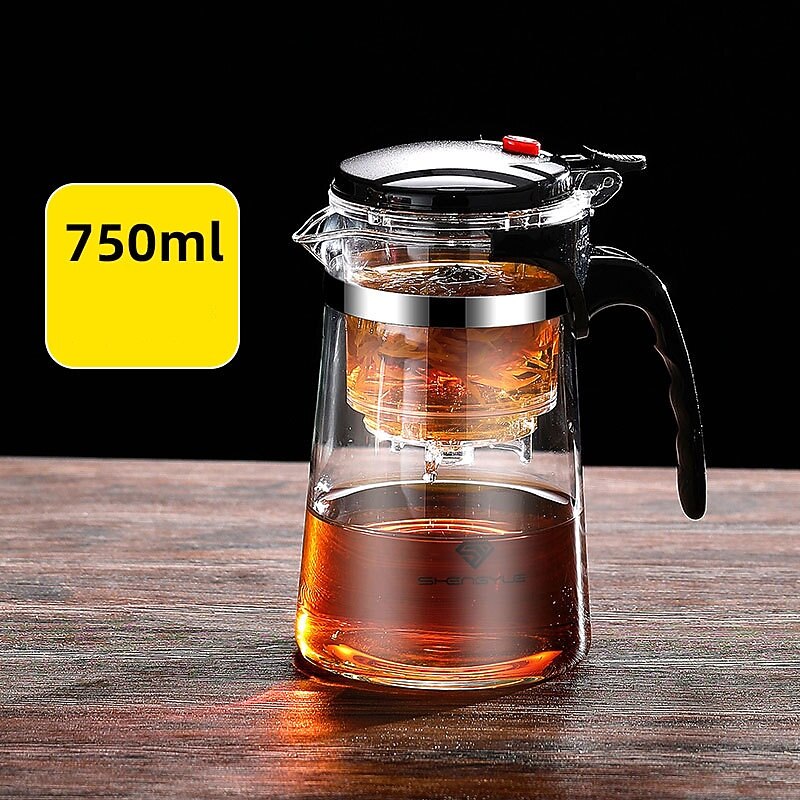 Heat Resistant Glass Teapot With Stainless Steel Tea Strainer Infuser Flower Kettle Kung Fu Teawear Set Puer Oolong Pot 2026 - $15.99 –P3