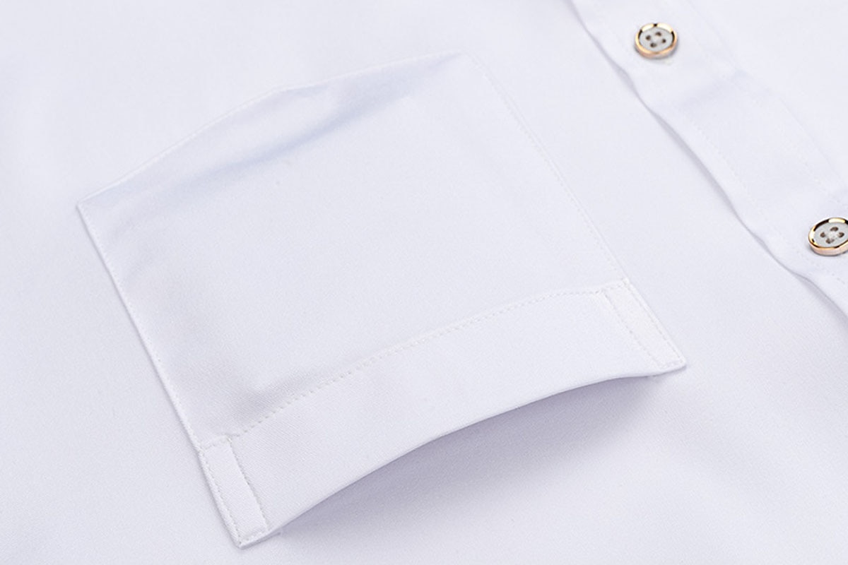 Men's Dress Shirt Wine Black White Long Sleeve Solid / Plain Color Turndown All Seasons Wedding Clothing Apparel 2023 - AED 115.99 –P5