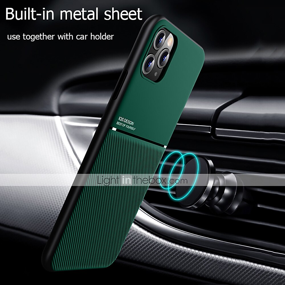 Thin Case with Metal Logo for iPhone 15 14 13 12 11 Pro Max 7 8