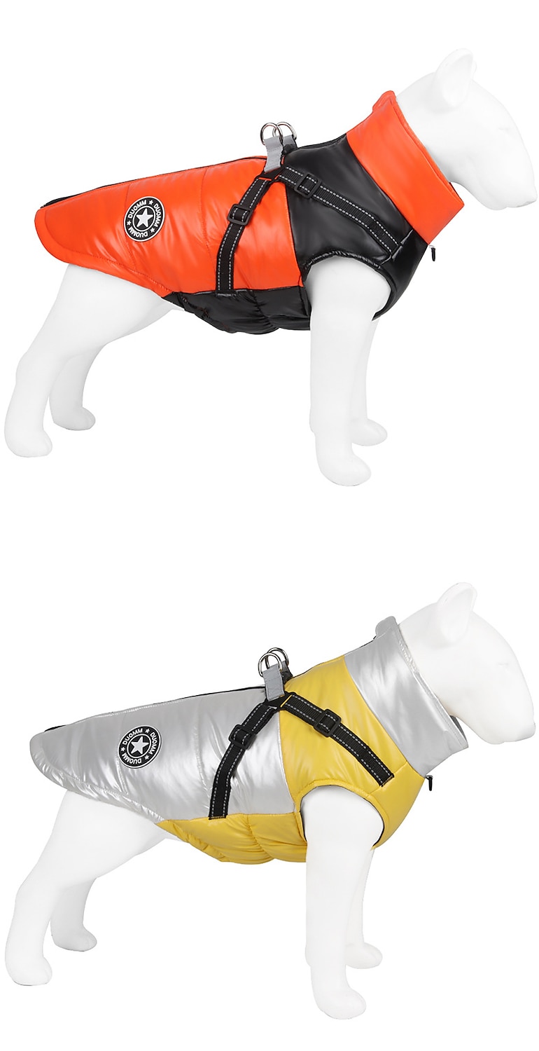 Hunder Katter Frakker Jakke Vest Mote Fritid Vinter Reflekterende Vanntett Varm Pustende Myk utendørs Fritid / hverdag Vandring Hundeklær for Bichon Frisé Pommeran ungt kjæledyr Sommerfugl Small 2025 - $20.99 –P11