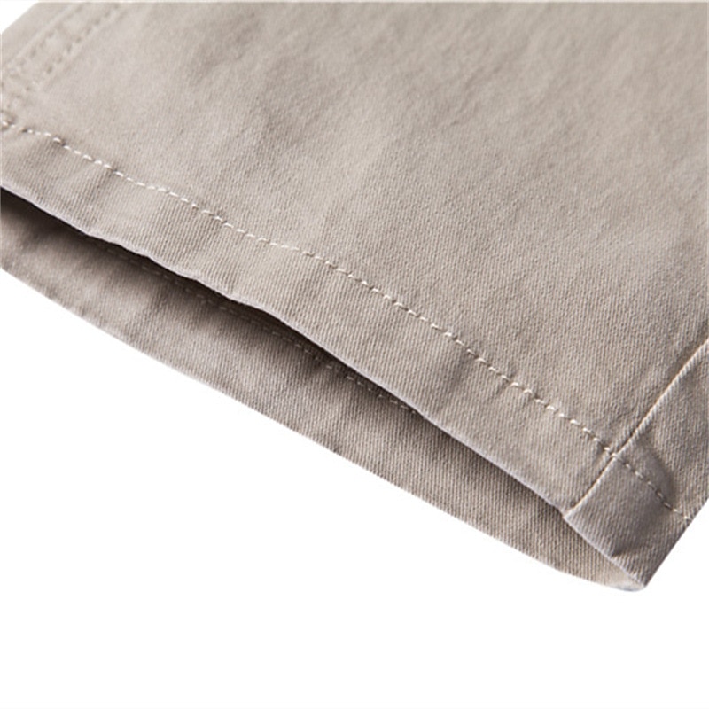 pantaloni cargo da uomo elastico in vita tasche multiple pantaloni a tutta lunghezza casual anelastico tinta unita sport all'aria aperta vita media verde militare nero kaki blu navy s m l xl xxl del 2025 a $6.59 –P11