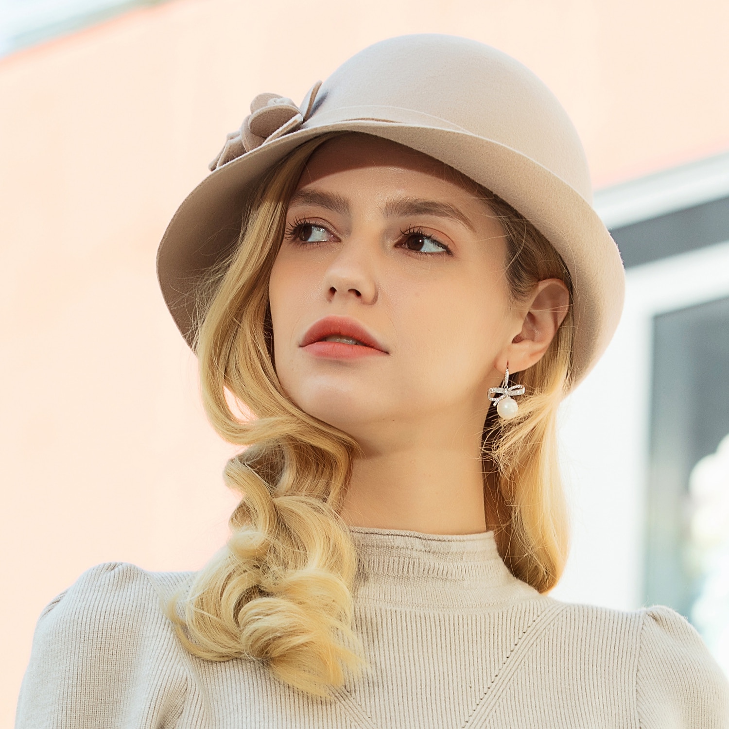 100% Lana Sombrero Derby De Kentucky / Sombreros con Flor 1 PC Casual / Ropa Cotidiana Celada 2025 - $52.99 –P6