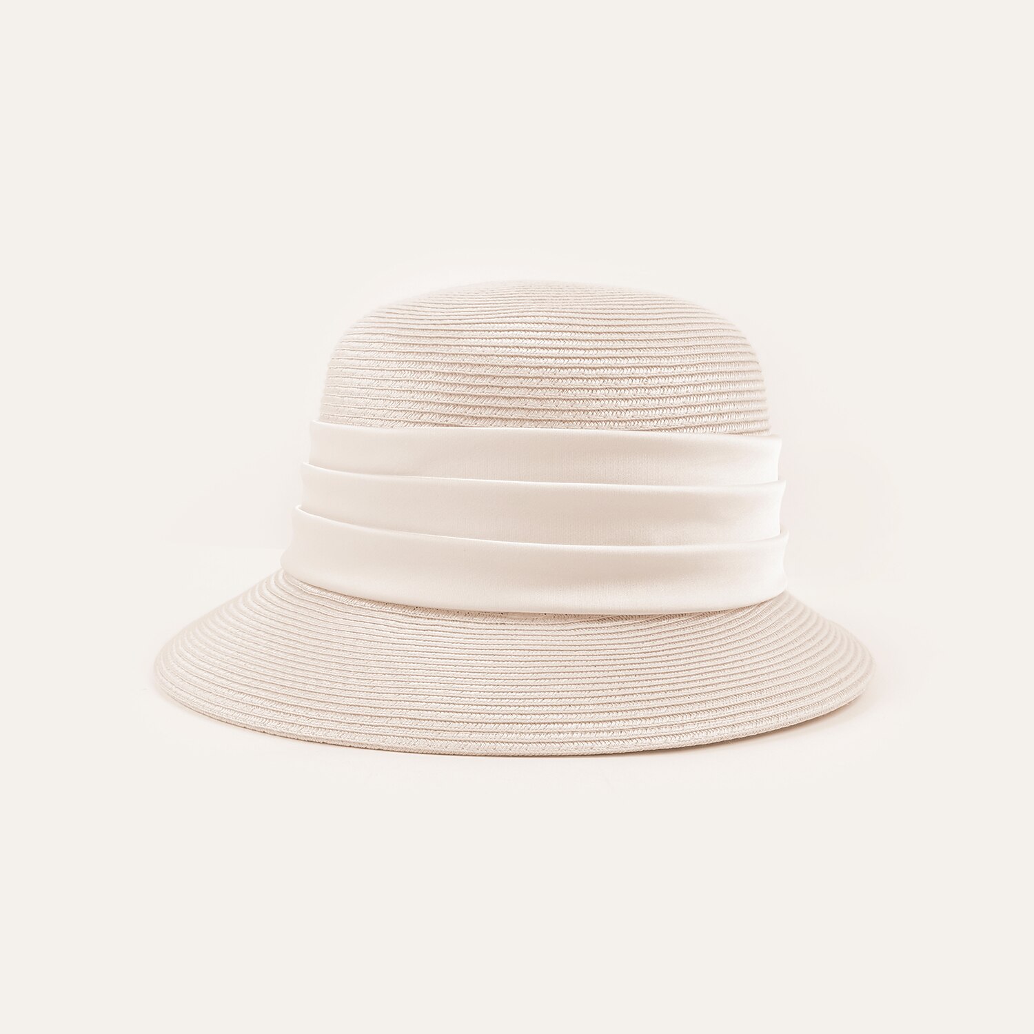elegante niedliche Faserstrohhüte mit Rüschen / Rüschen 1pc lässig / Urlaub / Teeparty-Kopfbedeckung / böhmische Strandstroh-Kopfbedeckung / Strohhüte mit Satinschleife lässig / 2025 - $32.99 –P5