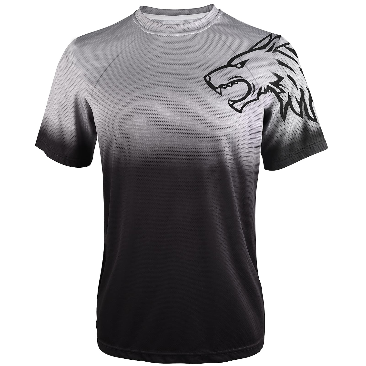 Per uomo Manica corta Maglia in discesa Gradiente Lupo Bicicletta Superiore Ciclismo da montagna Cicismo su strada Verde foresta Nero Verde Elastene Poliestere Traspirante Asciugatura rapida del 2025 a $27.99 –P9