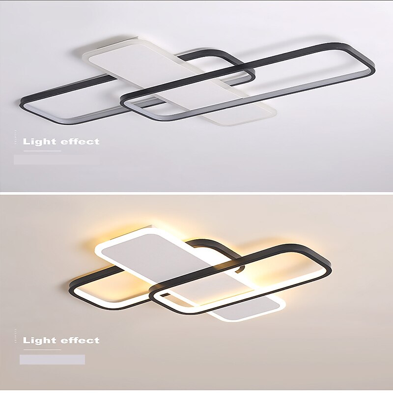 Ceiling Lights Dimmable Ceiling Lights Aluminum Modern Style Black LED Modern 110-265V 2025 - $331.09 –P4