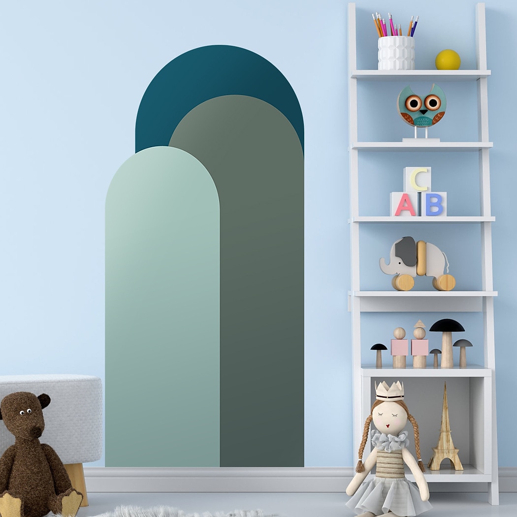 geometrie kleurrijke behang boho boog muur cover sticker film peel en stick verwijderbare zelfklevende pvc/vinyl muurtattoo voor kamer woondecoratie 52*140 cm 2025 - $18.99 -P12