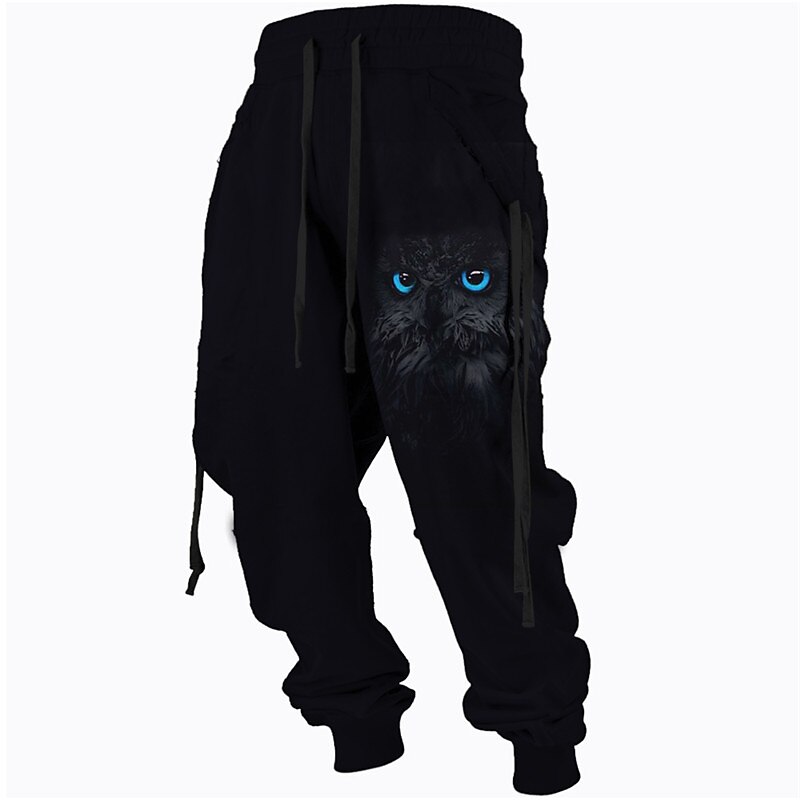 Herren Jogginghose Trainingshose Jogginghose Jogger Hose Hosen Kordelzug Seitentaschen Elastische Taille Tier Grafik-Drucke Komfort Atmungsaktiv Sports Outdoor Casual Täglich Baumwollmischung Frottee 2025 - $25.99 –P1