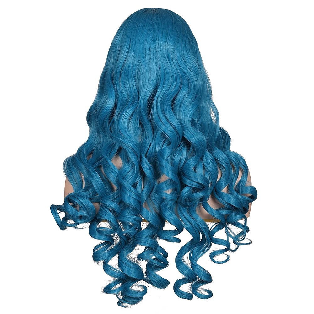 Peruca Longa Cacheada de Cosplay com 2 Rabos de Cavalo Perucas de Halloween de 2025 por $49.99 –P7