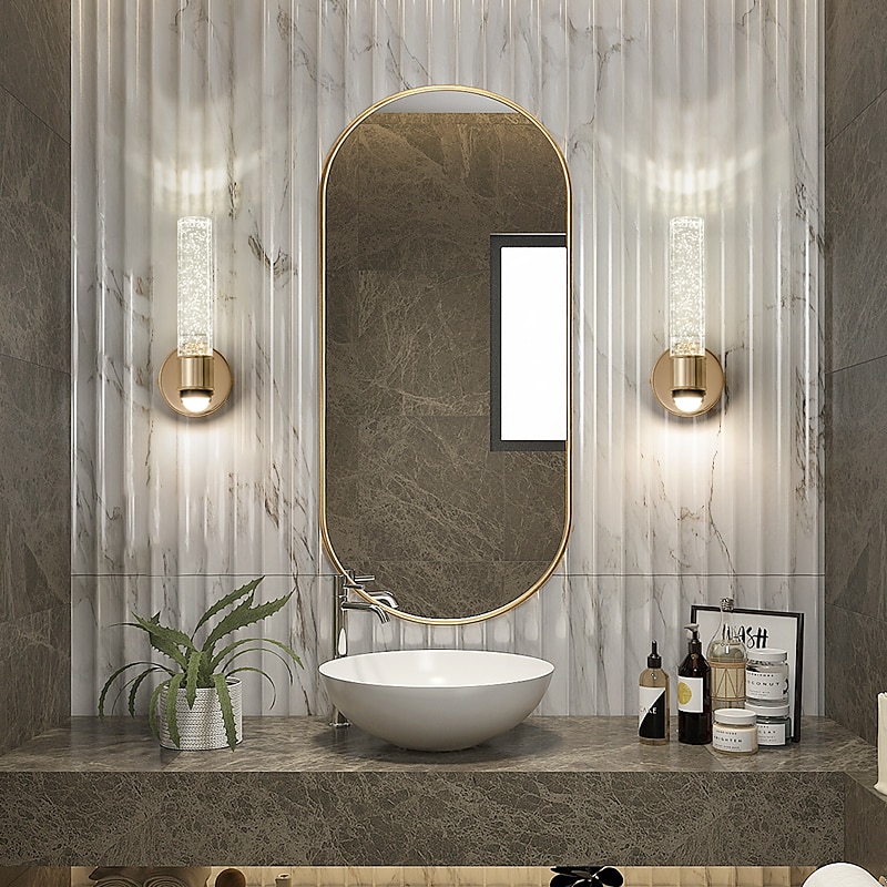 Crystal LED Nordic Style Indoor Wall Lights Living Room Metal Wall Light 220-240V 2025 - $149.99 –P4