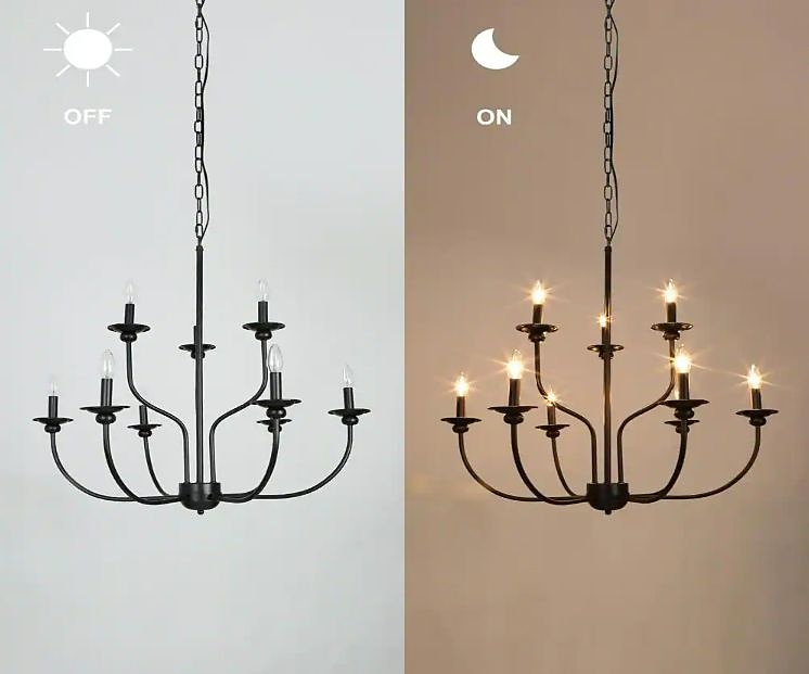 Lampadario singolo design 73 cm metallo mini finiture verniciate tradizionale/classico country 220-240v del 2026 a $139.99 –P3