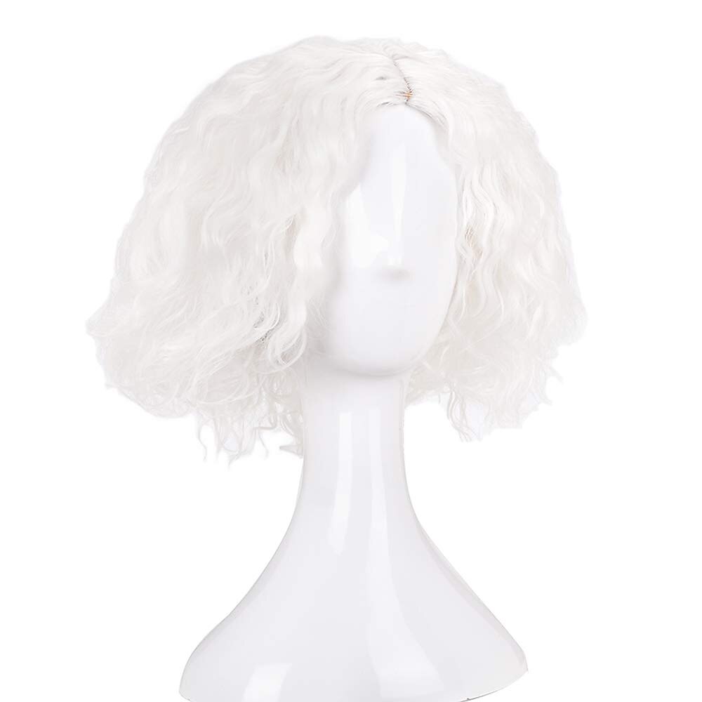 parrucche arancioni corte e ricce disordinate da cappellaio matto, unisex, resistenti al calore, per cosplay, feste di carnevale, parrucche di Holloween del 2025 a $18.49 –P2