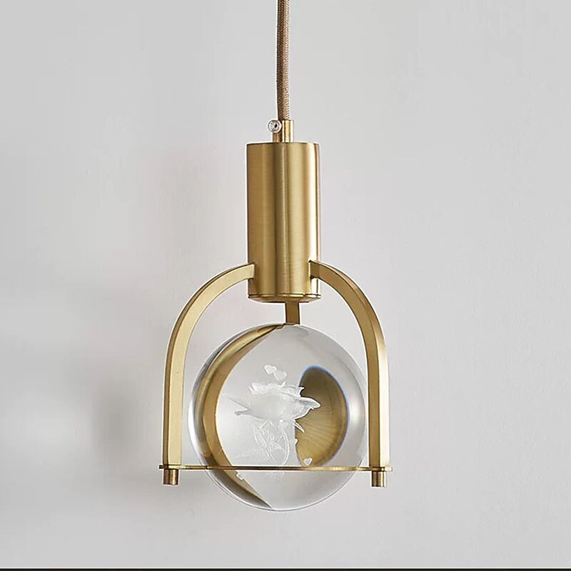 12cm pendel lanterne design pendel lys kobber messing moderne 220-240v 2026 - $449.99 –P9