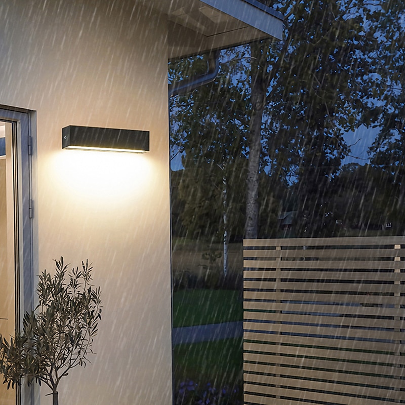 venkovní vnitřní led nástěnná světla ložnice hliníkové nástěnné svítidlo nástěnné svítidlo s jedním písmem ip65 85-265v 12/18/24 w 2025 - $109.99 –P7