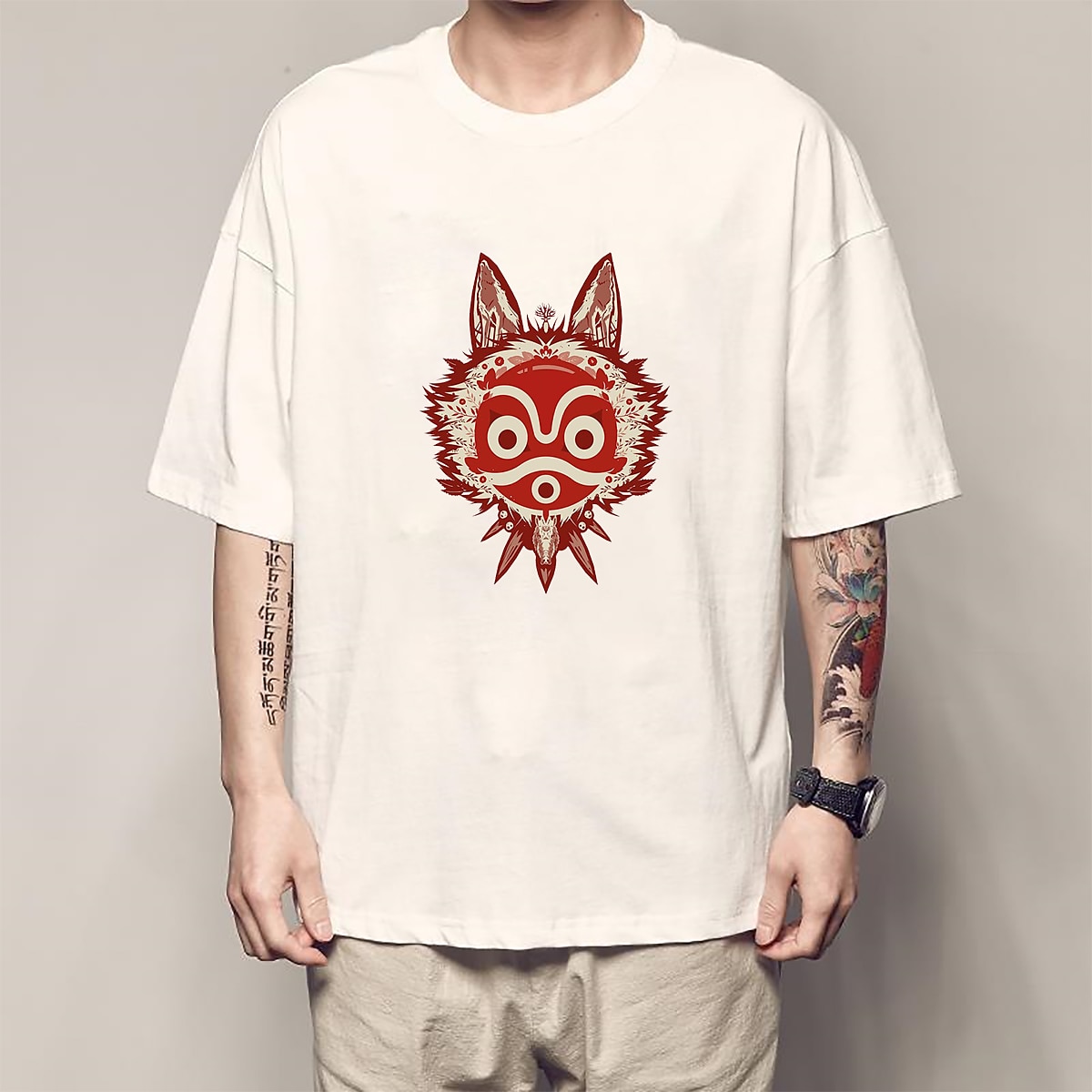 Princess Mononoke Mononoke Hime T-shirt Cartoon Manga Anime Graphic For Couple's Men's Women's Adults' Hot Stamping 2025 - $17.99 –P2