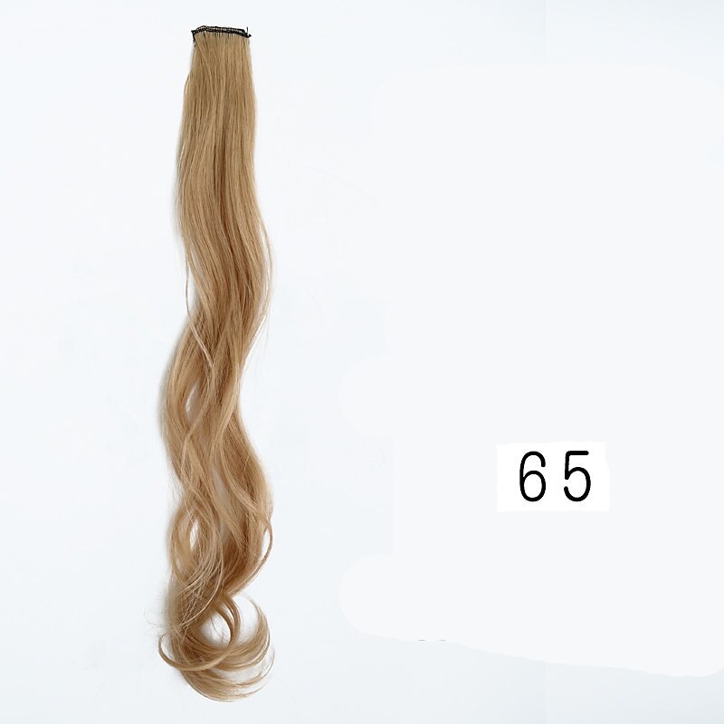 color wig Straight Synthetic Hair 24 inch Hair Extension Clip In / On 1pc / pack Soft Women's Girls' 2025 - $6.99 –P6