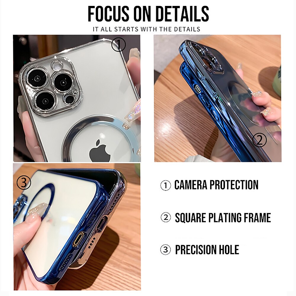 For iPhone 15 Pro Max 14 13 12 Camera Lens Protect MagSafe