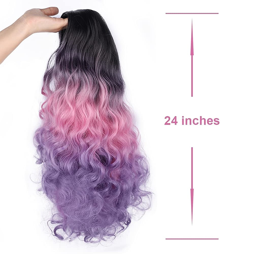 Red Synthetic Wig Long Wavy Side Part Heat Resistance Wig Natural Looking Fiber for Women Cosplay or Daily Use. Halloween Wigs 2025 - $22.99 –P18