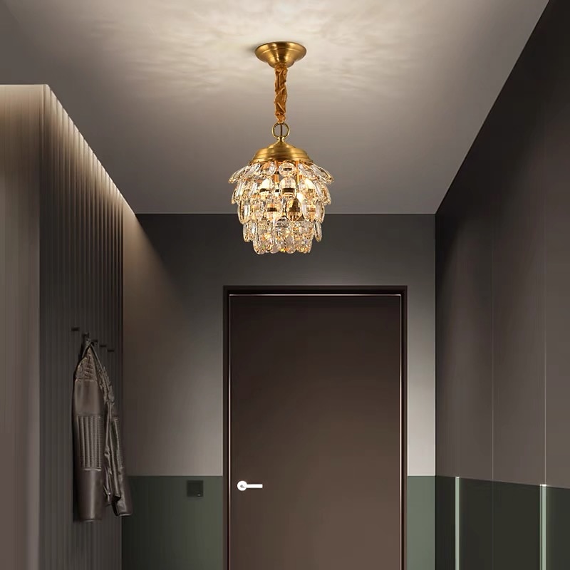 27 cm pendel lanterne design pendel lys kobber messing moderne 220-240v 2026 - $549.99 –P2