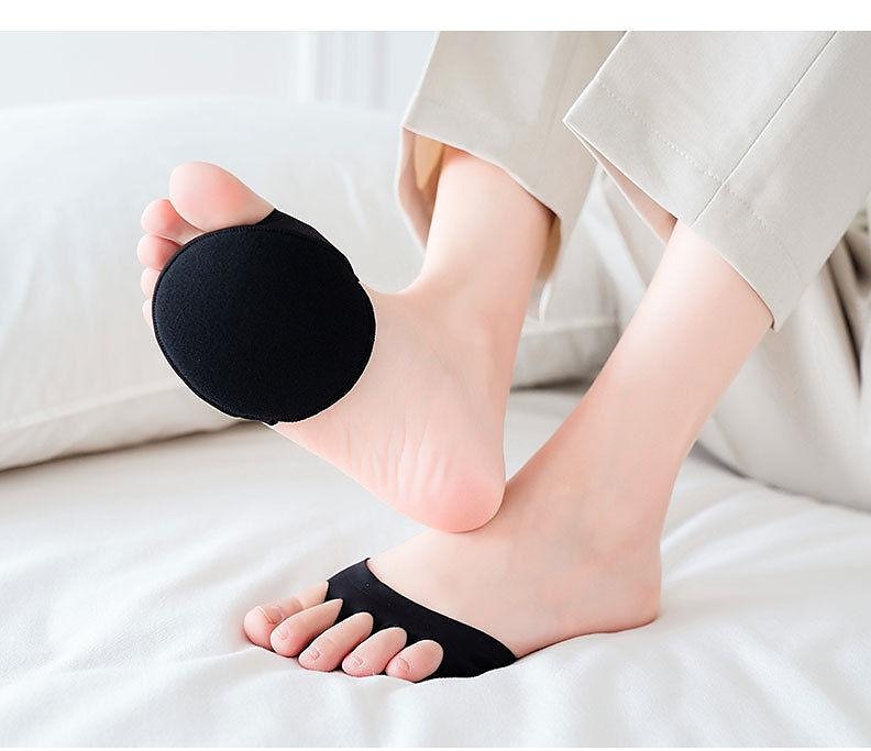 1 pár mezítlábas gél lábujjpárna nőknek – puha párnás lábfejtámasz tánchoz, jógához és baletthez 2025 - $5.99 –P3