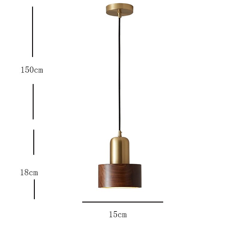 15cm pendente lanterna design lampada a sospensione rame ottone moderno 220-240v del 2026 a $279.99 –P8