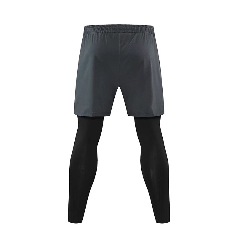 Homme Pantalon de compression Collant Short Cordon 2 en 1 Sous Vêtement Athlétique Athleisure Spandex Respirable Séchage rapide Evacuation de l'humidité Aptitude Exercice Physique Fonctionnement de 2025 ? $22.39 –P7