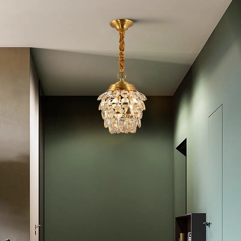 27 cm pendel lanterne design pendel lys kobber messing moderne 220-240v 2026 - $549.99 –P4