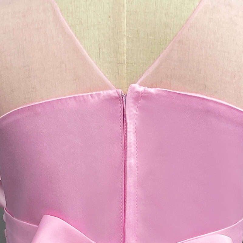 Enfants Fille Robe de demoiselle d'honneur Robe Couleur Pleine Sans Manches Utilisation Mariage Soirée Princesse Doux Coton Maxi Robe de princesse rose Robe Trapèze Robe de demoiselle d'honneur Et de 2025 ? $48.99 –P17