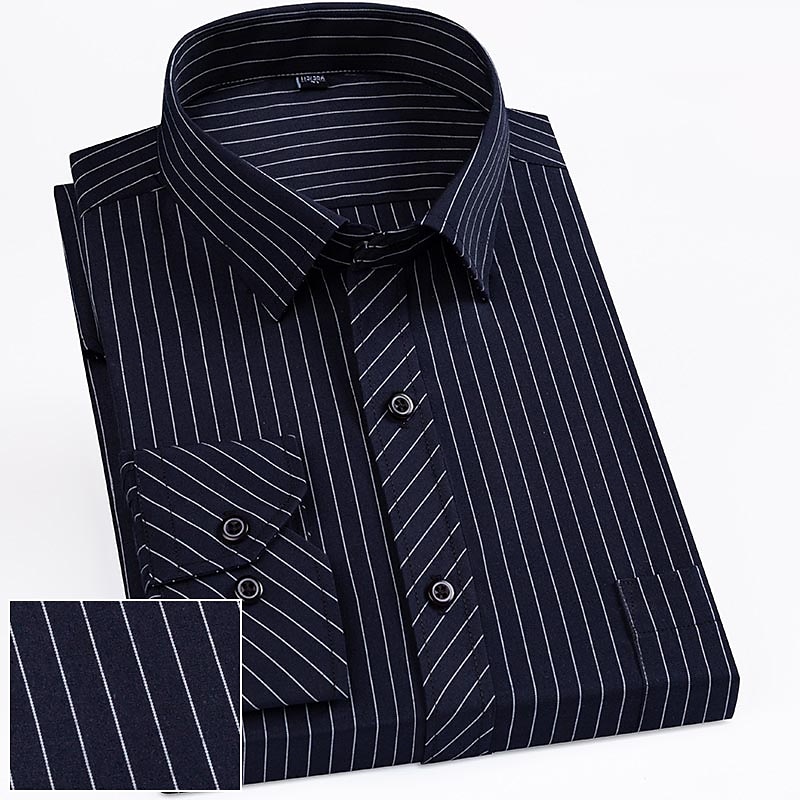 Herren Oberhemd Hemd Kragenhemd Grafik-Drucke Hochzeit Arbeit A B C D Langarm Quadratischer Ausschnitt Ganzjährig Bekleidung 2025 - $22.99 –P9