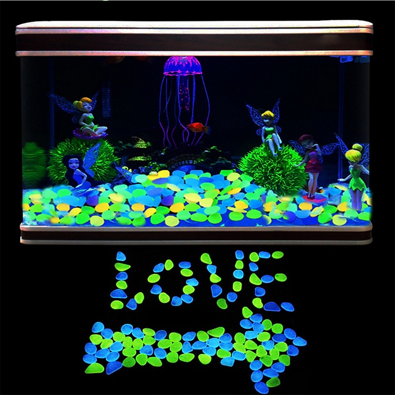 1pack Glow in the Dark Garden Pebbles For Sidewalk Garden Terrace Lawn Garden Patio Fish Tank Aquarium Decoration Glow Stone 2025 - $6.49 –P10