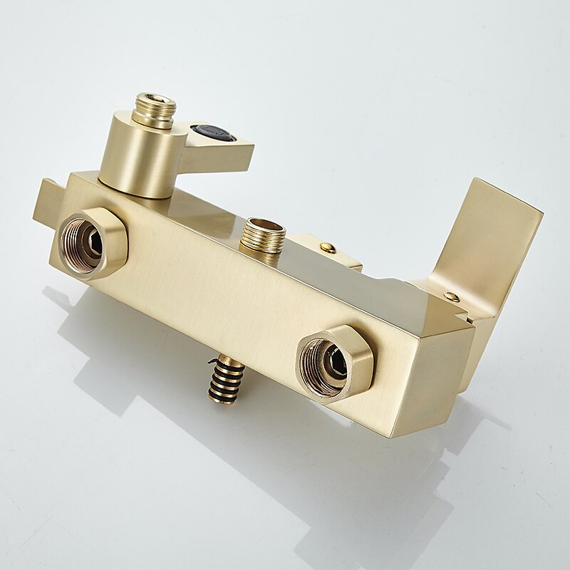 rubinetto doccia, sistema doccia sistema soffione doccia a pioggia set massaggio body jet - doccetta inclusa doccia a pioggia estraibile stile vintage antico nichel spazzolato montaggio interno del 2025 a $485.99 –P4