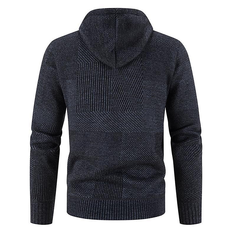Per uomo Felpa Pullover Maglione Felpa con cappuccio Maglione con zip Giacca maglione Nido d'ape Maglia Corto Lavorato a maglia Tinta unica Girocollo Essenziale Moda Esterno Giornaliero Abbigliamento del 2026 a $48.99 –P3