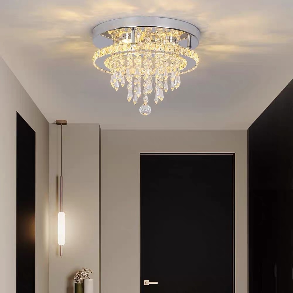 Plafonnier design îlot 30cm acier inoxydable galvanisé moderne 220-240v de 2026 ? $215.99 –P2