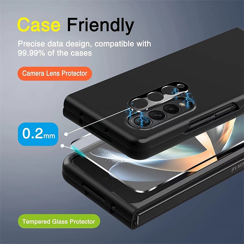 3 Sets Screen Protector + Camera Lens Protector For Samsung Galaxy Z Fold 7 Z Fold 6 Z Fold 5 Z Fold 4 Z Fold 3 TPU Hydrogel 9H Hardness Self-healing Anti-Fingerprint High Definition 3D Touch 2025 - $21.99 –P5