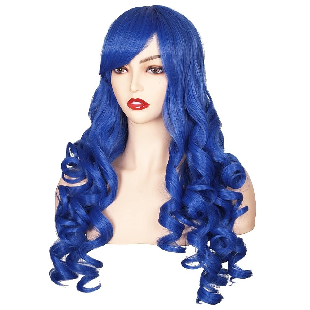 Peruca Longa Cacheada de Cosplay com 2 Rabos de Cavalo Perucas de Halloween de 2025 por $49.99 –P12