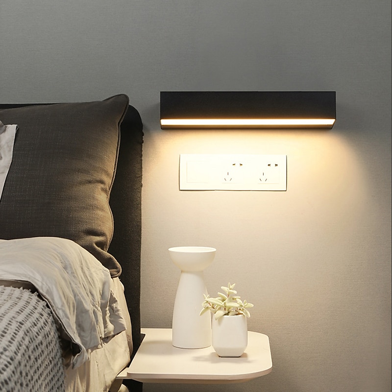 venkovní vnitřní led nástěnná světla ložnice hliníkové nástěnné svítidlo nástěnné svítidlo s jedním písmem ip65 85-265v 12/18/24 w 2025 - $109.99 –P17