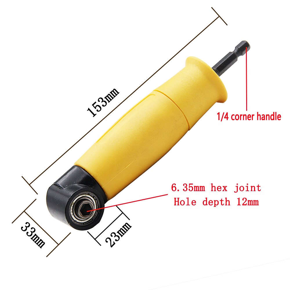 90 Degree Right Angle Corner Adapter Driver Drilling Extension Bits Device Portable Nut Torque Professional Drilling Accessory 2025 - $15.99 –P9