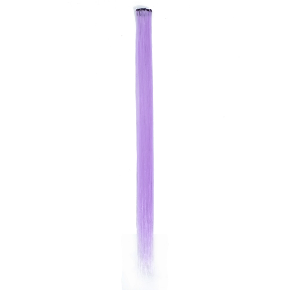 Colored Party Highlights Clip in Hair Extensions for Girls 20 inches Multi-colors Straight Hair Synthetic Hairpieces In The Party 2025 - $6.99 –P8
