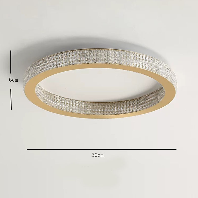50 cm cirkeldesign taklampor metallmålade ytskikt moderna 220-240v 2026 - BHD 121.79 –P10