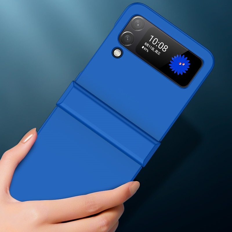 Phone Case For Samsung Galaxy Z Flip 7 Z Flip 5 Z Flip 4 Z Flip 3 Back Cover Bumper Frame Four Corners Drop Resistance Shockproof Solid Colored Silica Gel 2026 - $17.99 –P10
