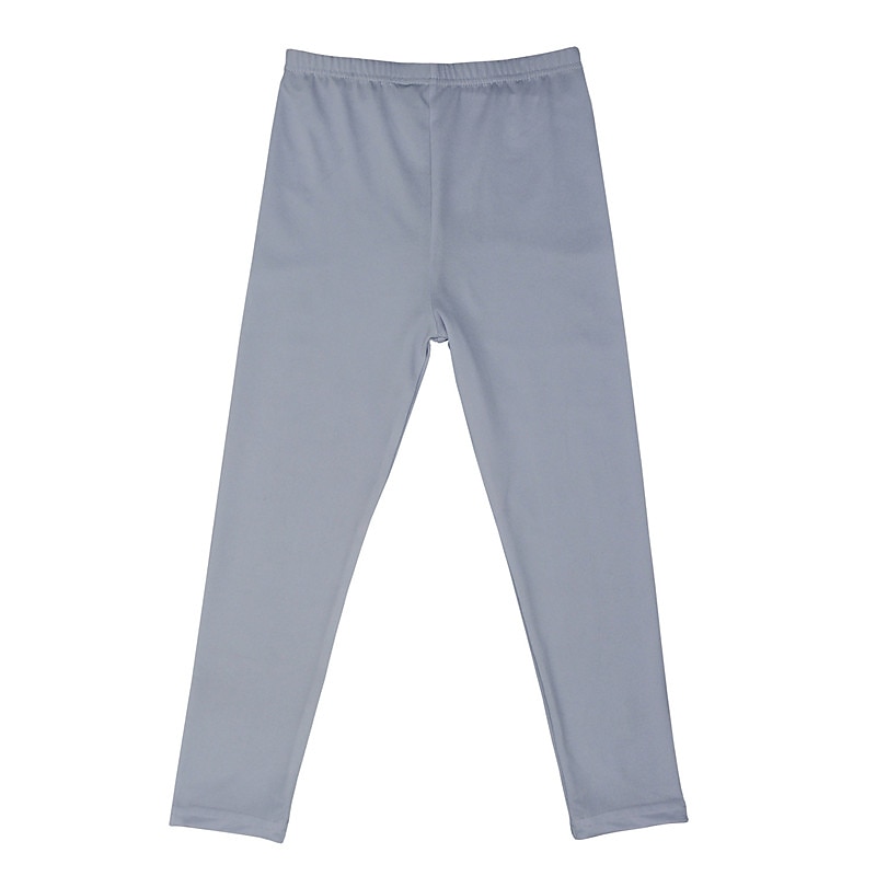 Girls' 3D Solid Colored Pants Leggings Fall Winter Active Cute Tights Kids 3-12 Years Outdoor Vacation Street Regular Fit 2025 - $10.49 –P9